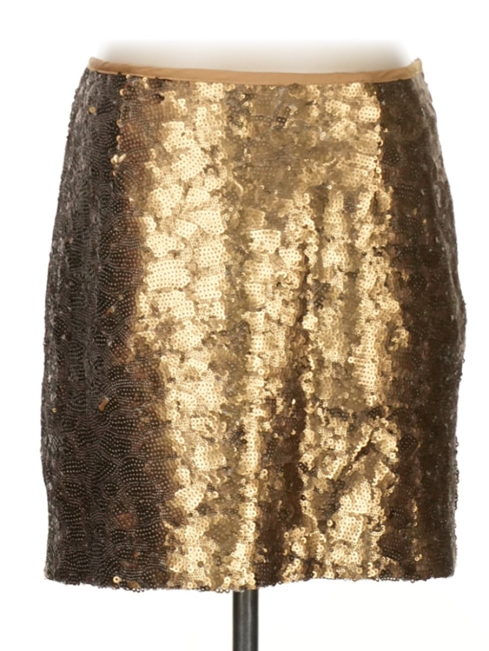Glam Boston Proper Gold Sequin Mini Skirt NWT Sz 4